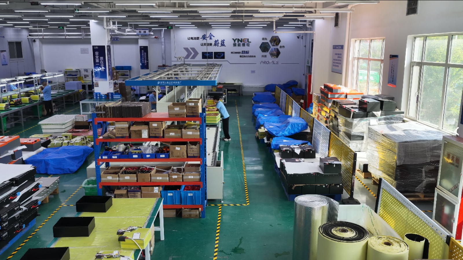 厂区作业与物料工位实拍
